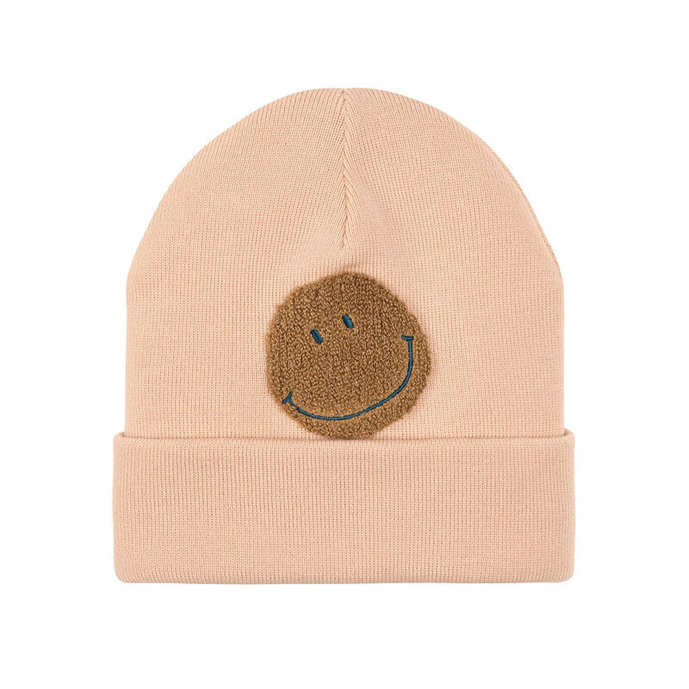 Bonnet Beanie Lässig Little Gang Smile - rose clair