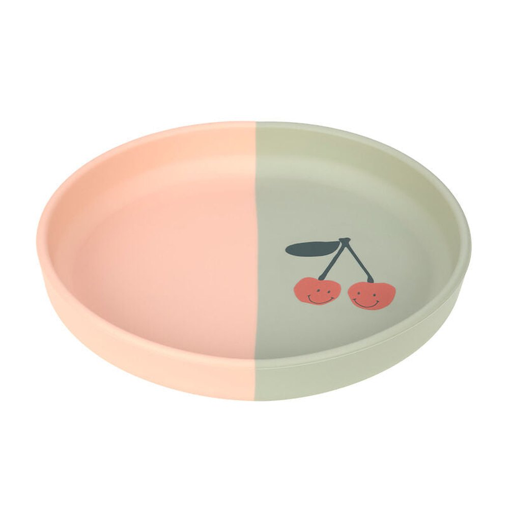 Lässig Assiette en silicone - Happy Fruits Cherry
