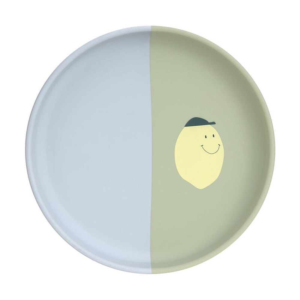 Lässig Assiette en silicone - Happy Fruits Lemon