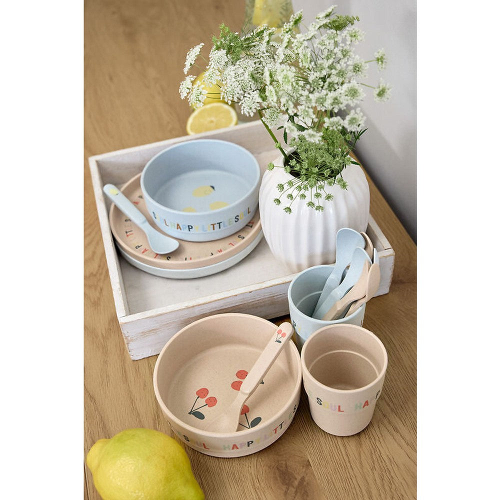 Lässig – Set repas PP/Cellulose Happy Fruits Lemon