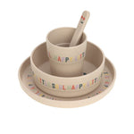 Lässig – Set de repas PP/Cellulose Happy Fruits Cerise