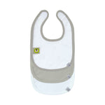 Lässig lot de 3 bavoirs nouveau-né GOTS - Arc-en-ciel/ beige