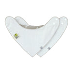 Bavoirs bandana bébé Lässig, 2 pièces - Arc-en-ciel/ Beige