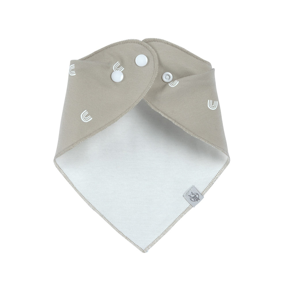 Lässig Bavoirs bandana pour bébé 2 pièces - Arc-en-ciel/Beige