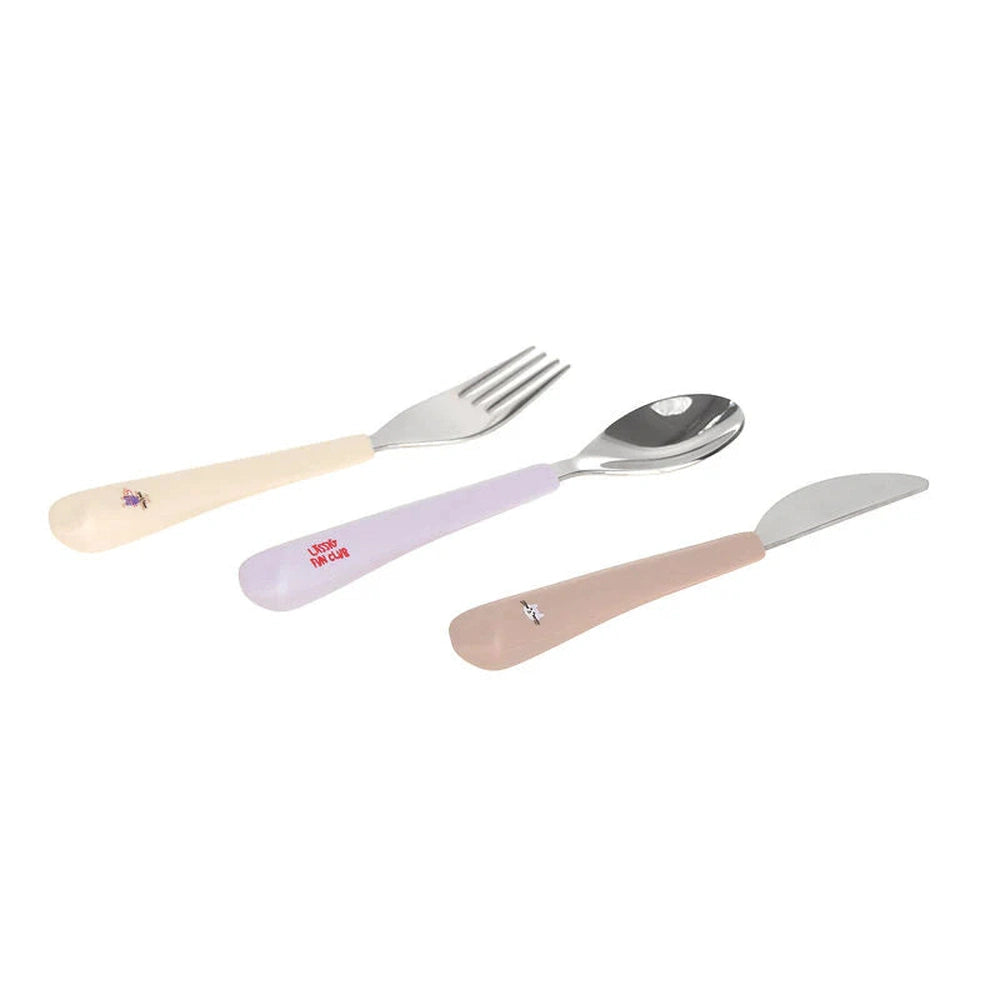 Couverts pour enfants avec poignée en silicone - Tiny Team Cat