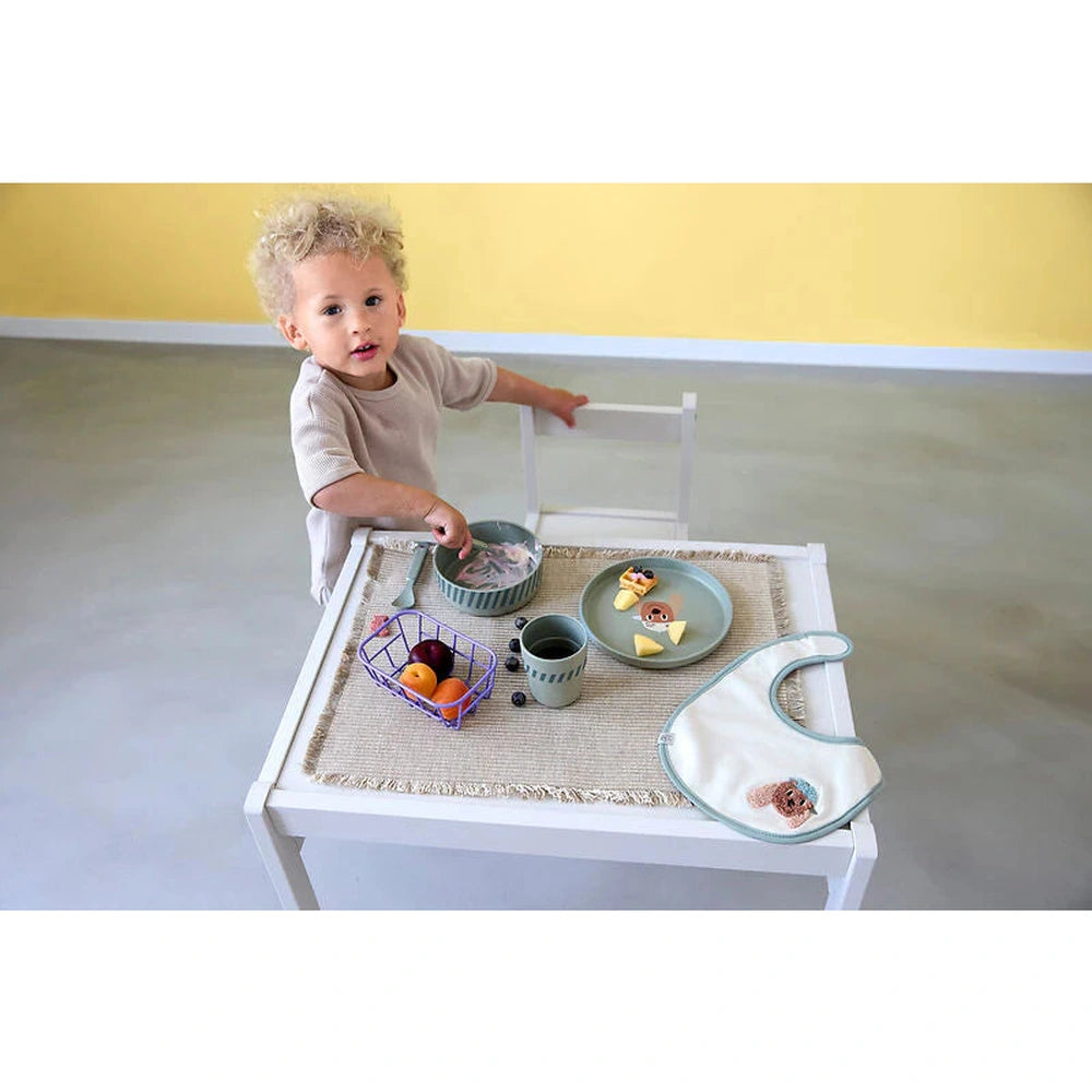Laissez-faire – Service de table PP/cellulose Tiny Team Dog