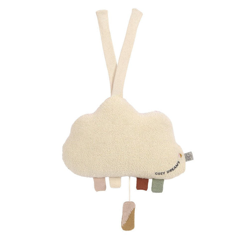 Lässig boîte à musique en tricot - nuage rose poudré / rose poudré