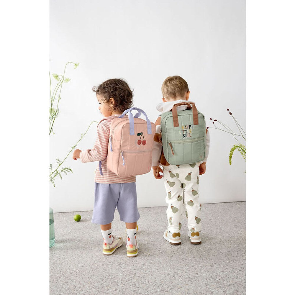 Lässig Petit sac à dos Mini Square Backpack Little Gang - kaki clair