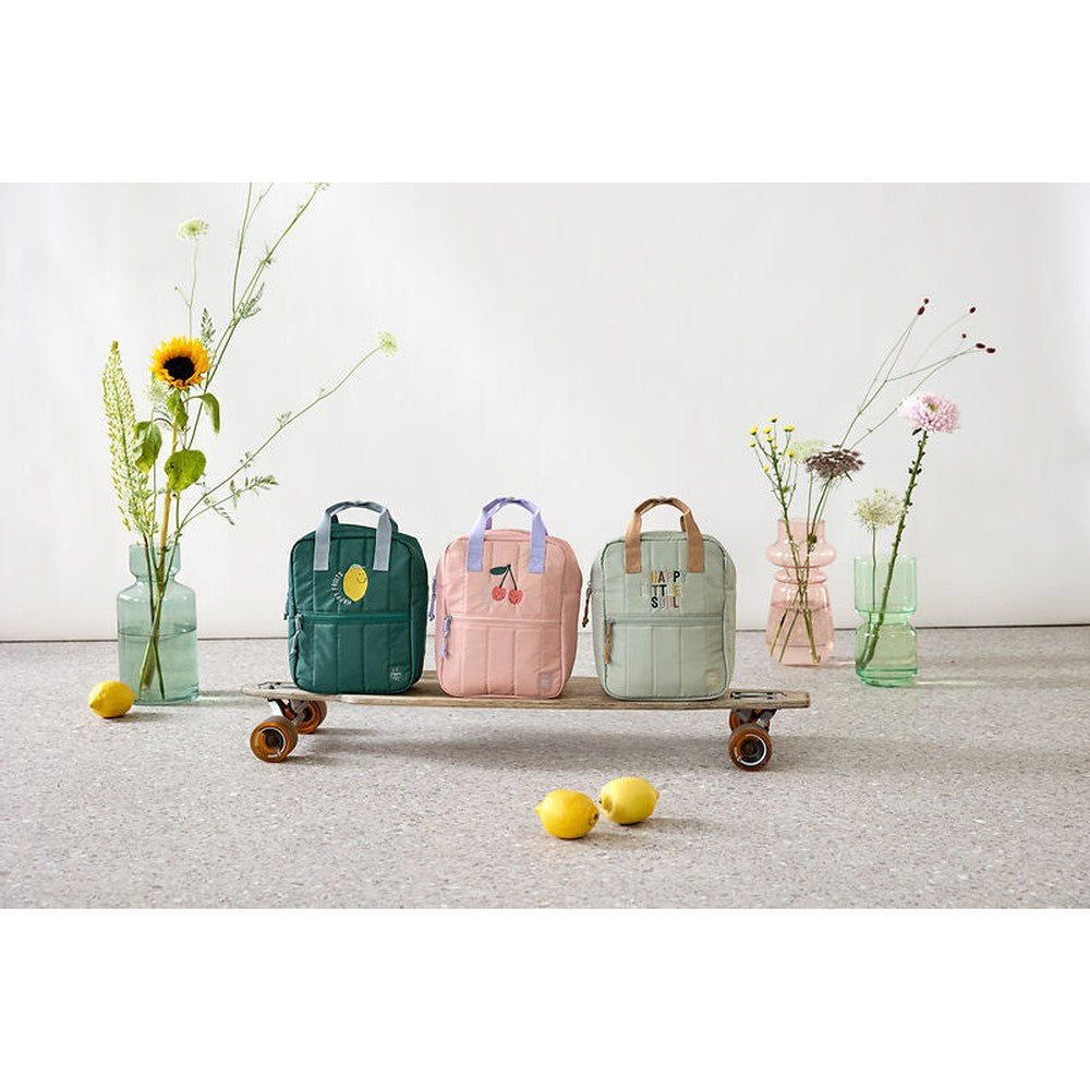 Mini sac à dos carré Lässig Little Gang - Cherry Peach