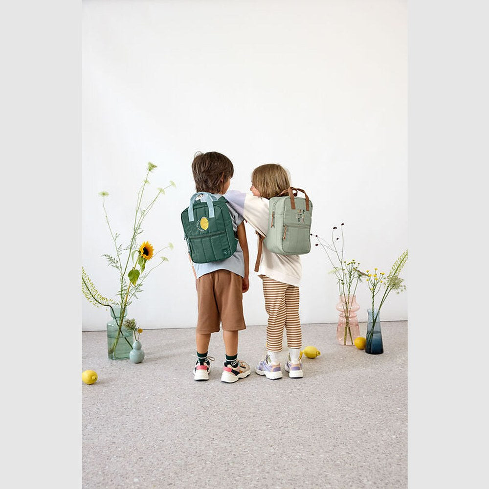 Mini sac à dos carré Lässig Little Gang - Lemon vert foncé
