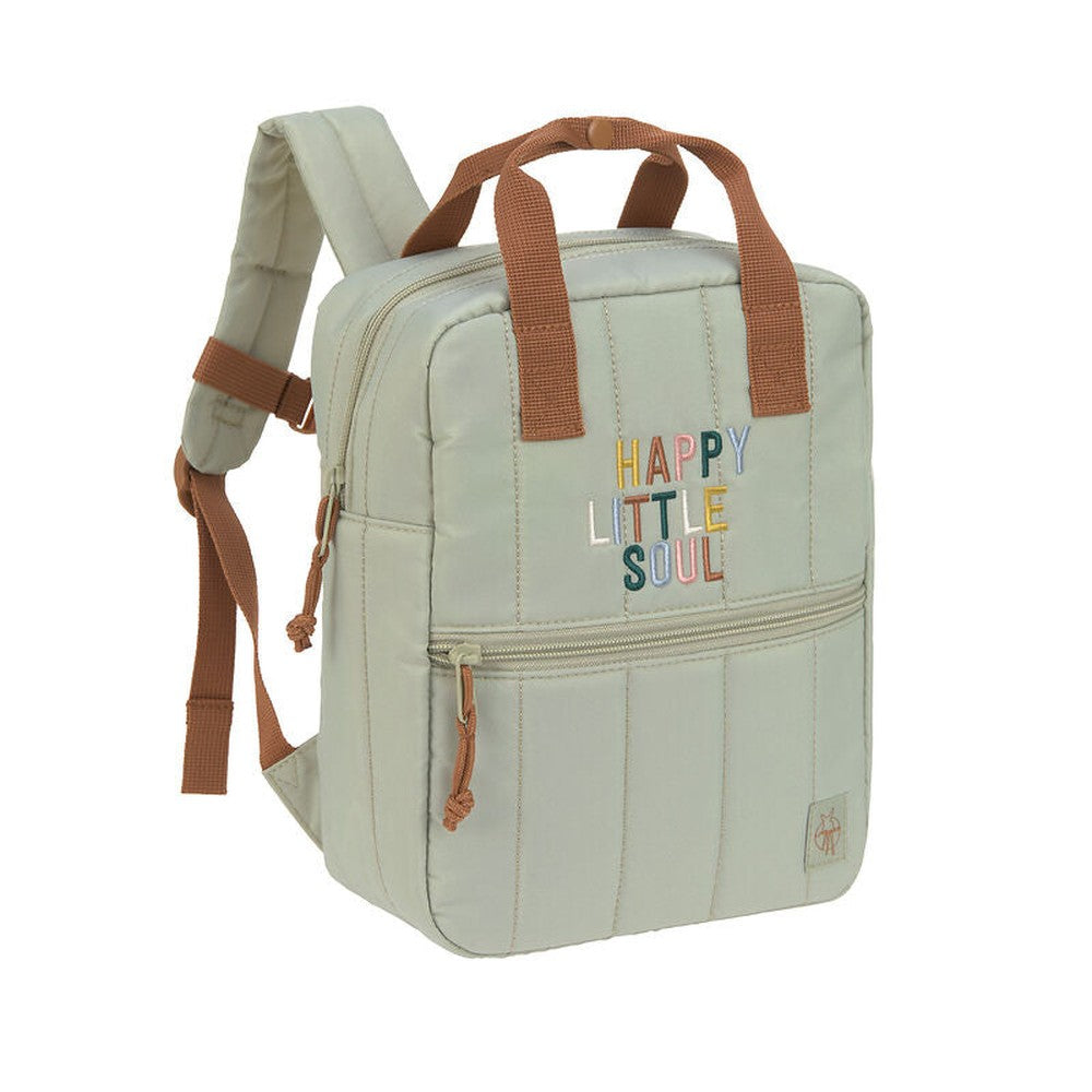 Lässig Petit sac à dos Mini Square Backpack Little Gang - Kaki clair