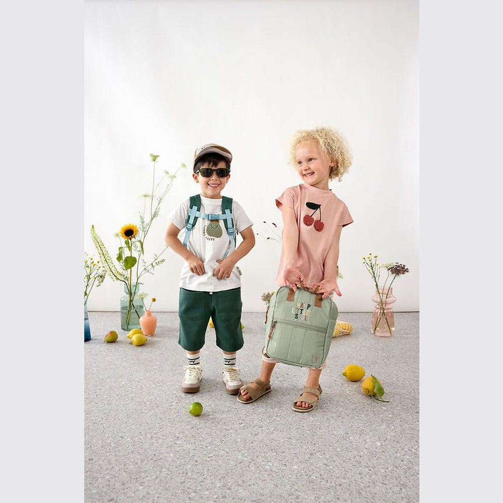 Lässig Petit sac à dos carré Little Gang - kaki clair