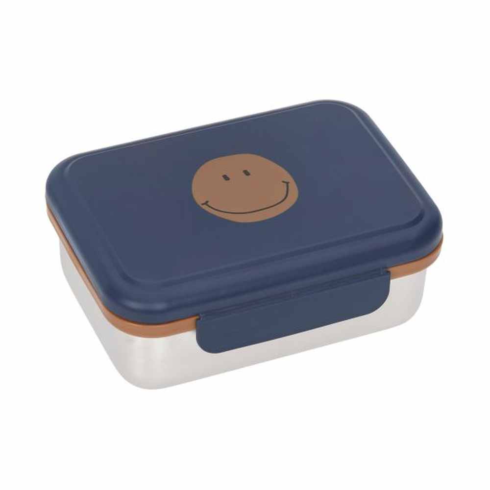 Lässig boîte à lunch / boîte à repas en acier inoxydable Little Gang - Smile Navy