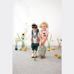 Lässig Mini sac à dos Square Backpack Little Gang - kaki clair