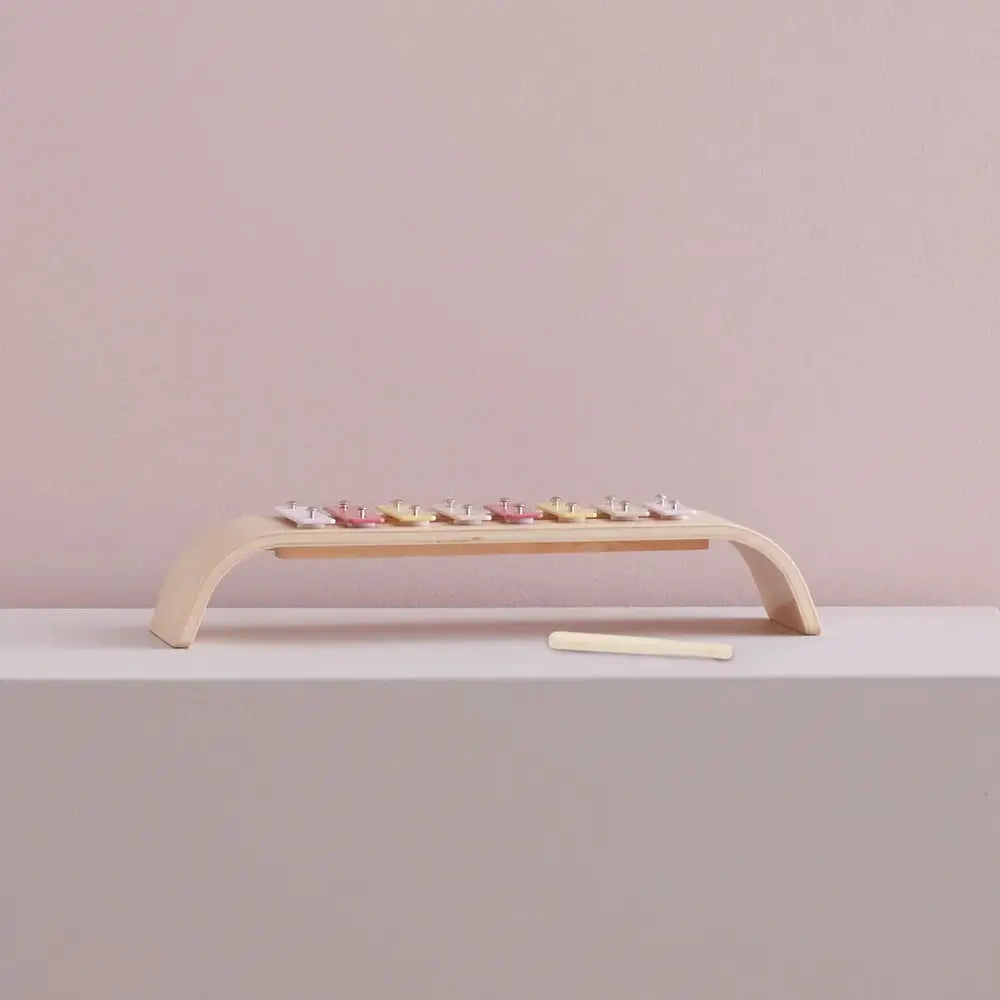 Kid's Concept Xylophone en bois - Rose multicolore | Jouet en bois