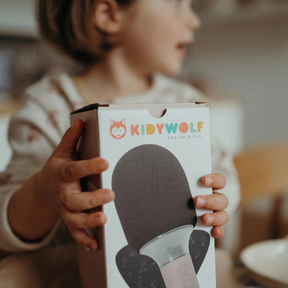 Kidywolf Kidymic Microphone pour enfant Rose