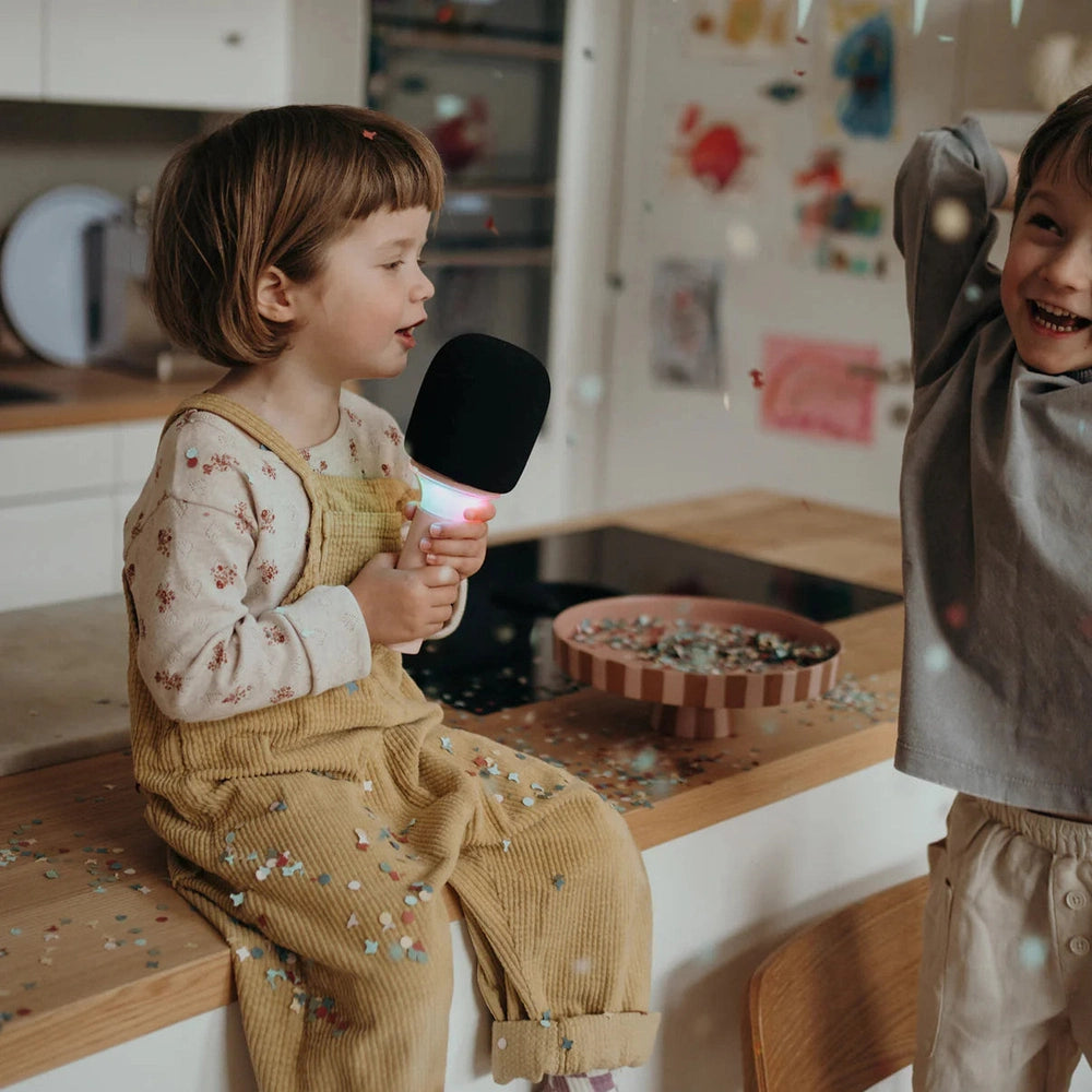 Microphone pour enfant Kidymic Kidywolf rose