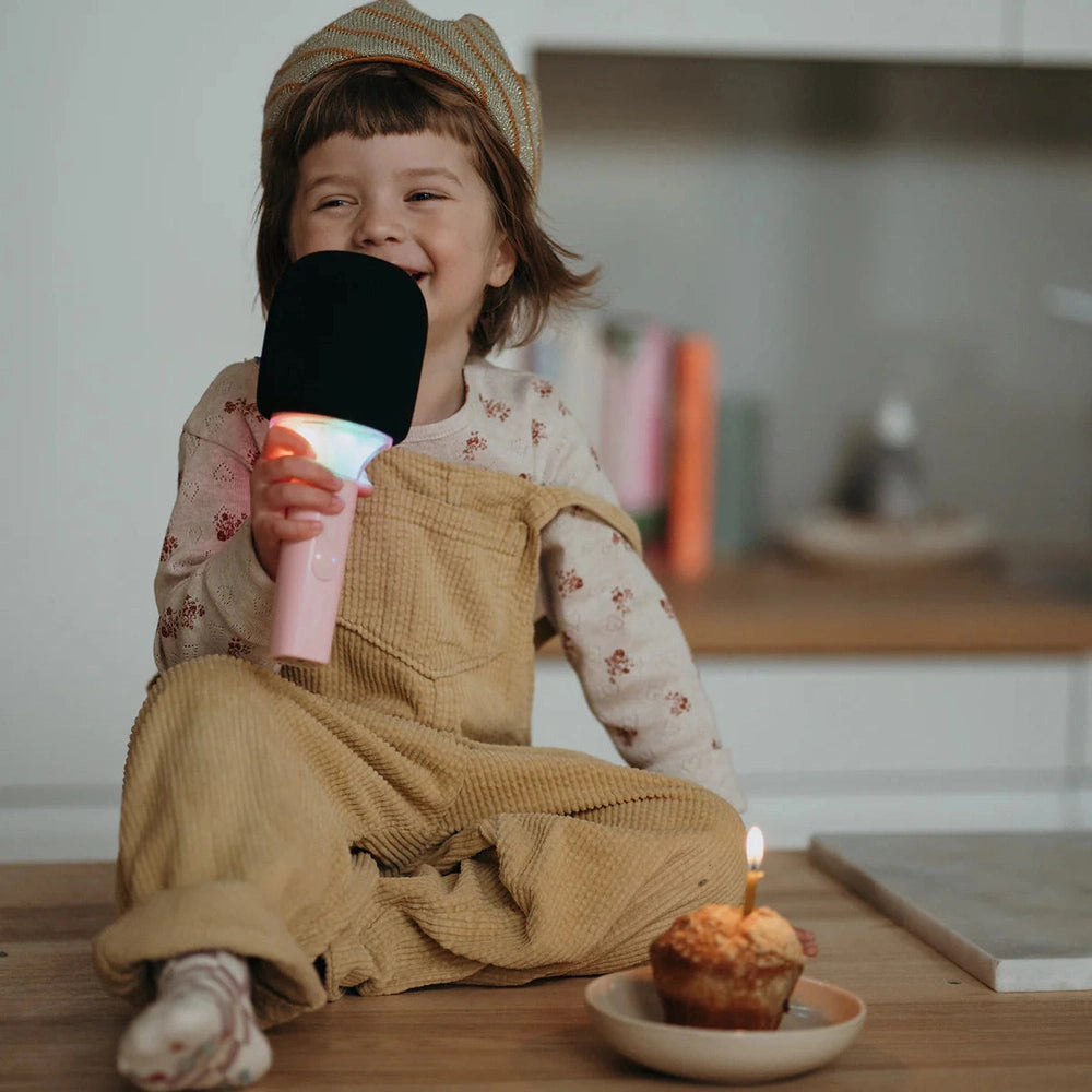 Kidywolf Kidymic Microphone pour enfants Rose