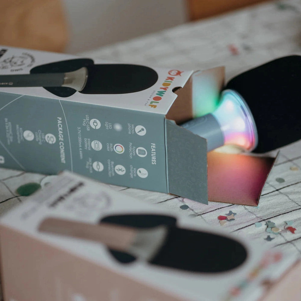 Kidywolf Kidymic Microphone pour enfant Bleu