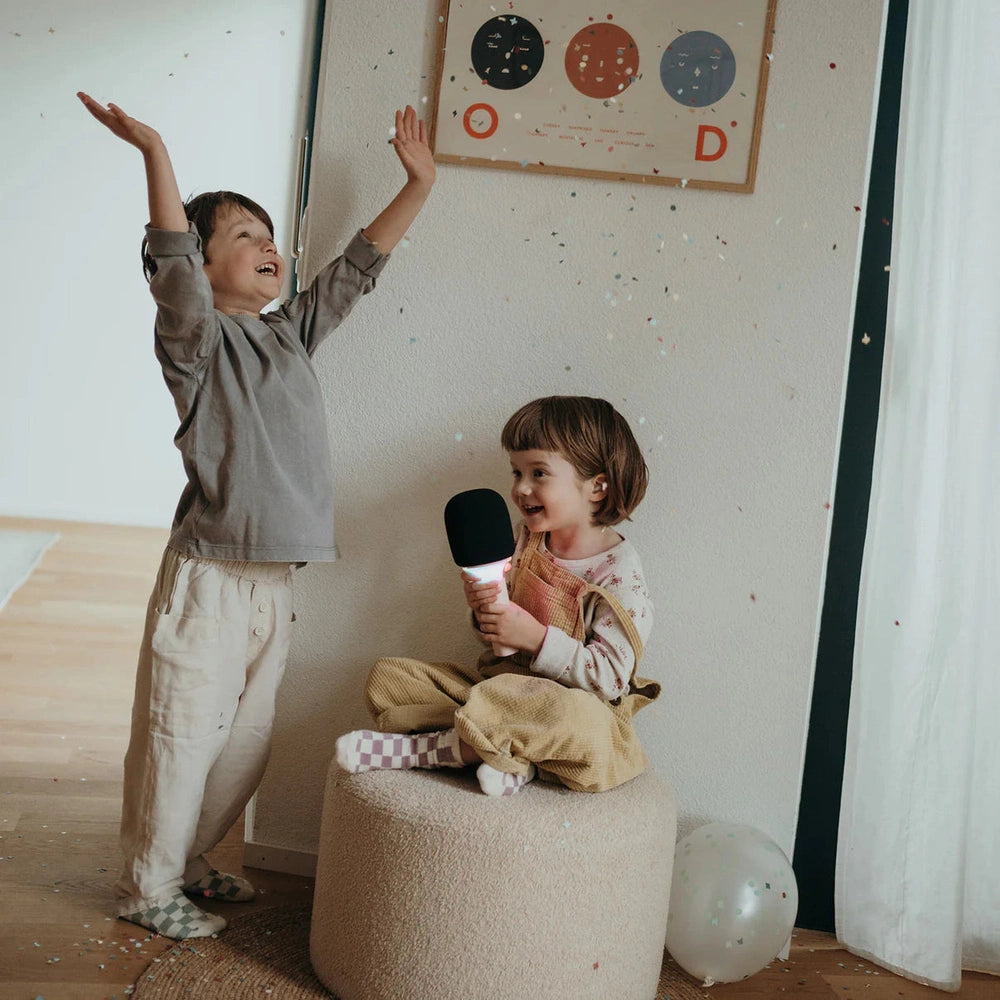 Kidywolf Kidymic Microphone pour enfants rose