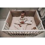 Koeka Tour de lit 180x30 cm - Rivoli - Blanc chaud / Caffe