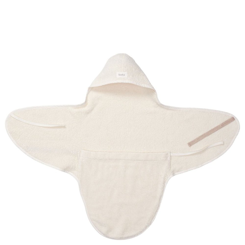Koeka Couverture d’emmaillotage Newborn - Dijon Daily Blanc chaud