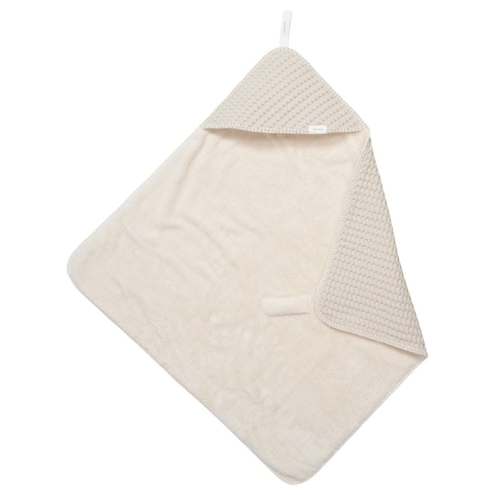 Couverture enveloppante Wafel / Teddy Oslo Sand