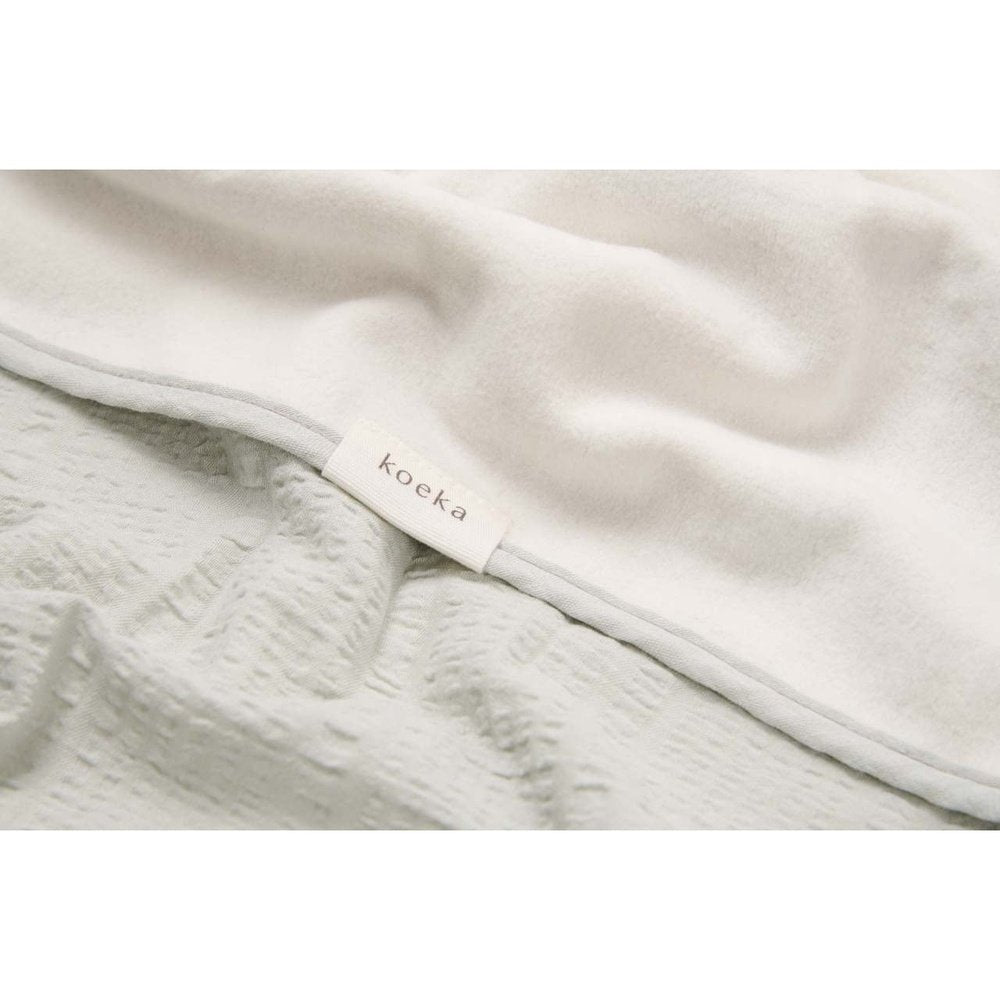 Koeka Couverture pour berceau 75x100cm - Cotton Fleece Bay - Air océan