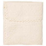 Koeka couverture de berceau 75x100cm - Lace Elba - Naturel