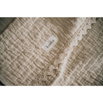 Koeka Couverture de berceau 75x100cm - Lace Elba - Naturel