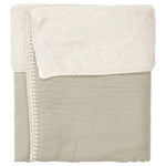 Couverture pour berceau Teddy Faro sauge