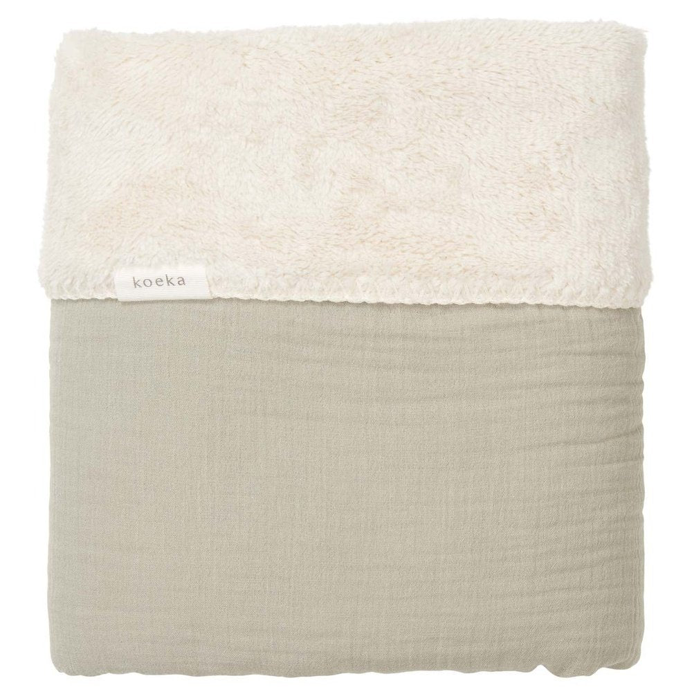 Couverture pour berceau Teddy Faro sauge