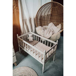 Koeka couverture de berceau Teddy Rivoli - Warm White | petite couverture 100x75 cm