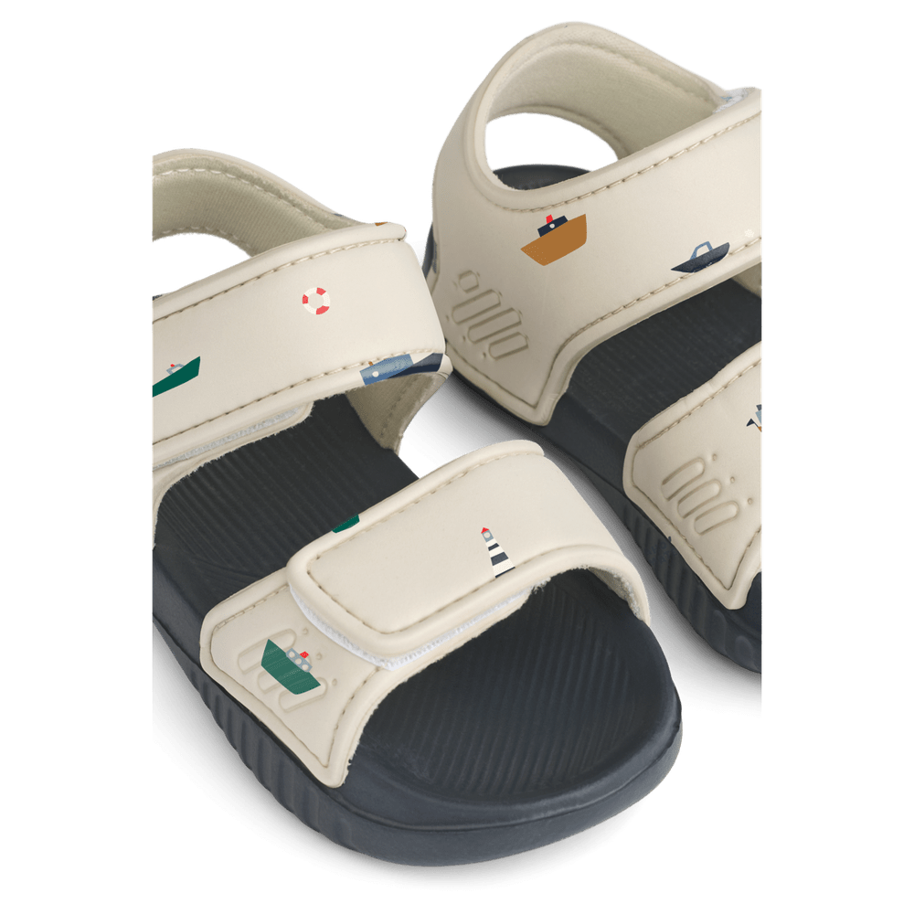 Liewood Blumer Sandales imprimées pour enfants - Sailing / Sandy