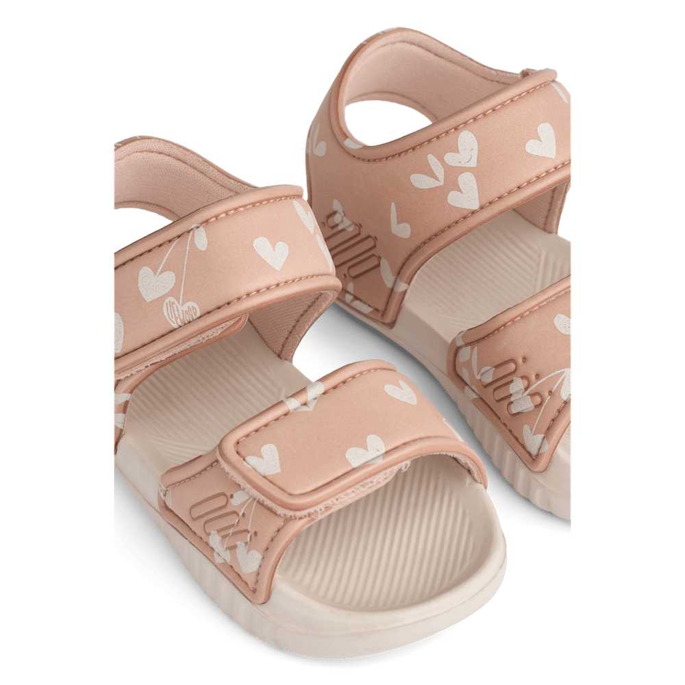 Liewood Blumer Sandales imprimées pour enfants - Sweethearts / Pale Tuscany