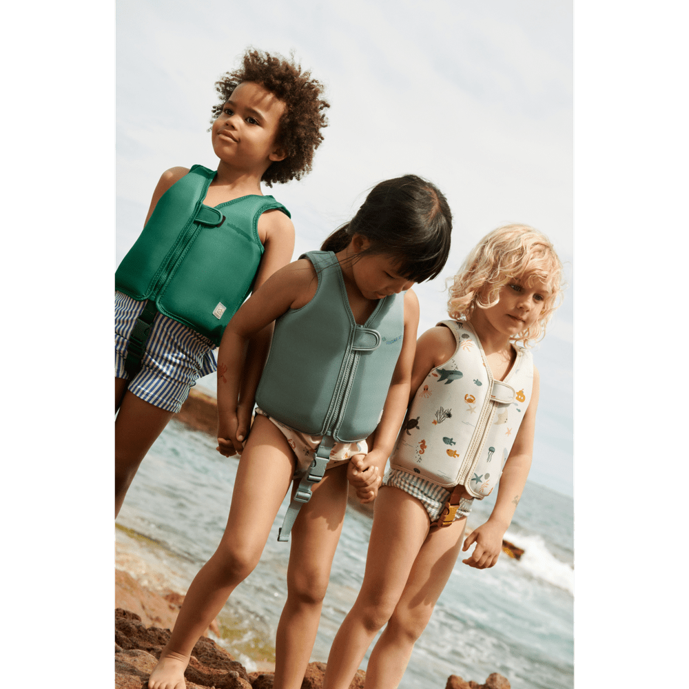 txt
Liewood Gilet de natation pour enfants Dove Sea Creature / Sandy