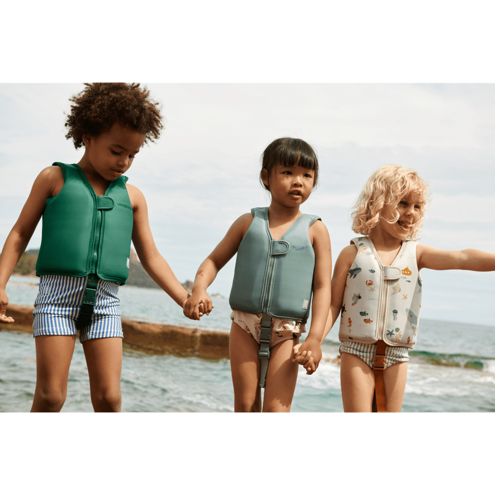 Liewood Gilet de natation pour enfants Dove Sea Creature / Sandy