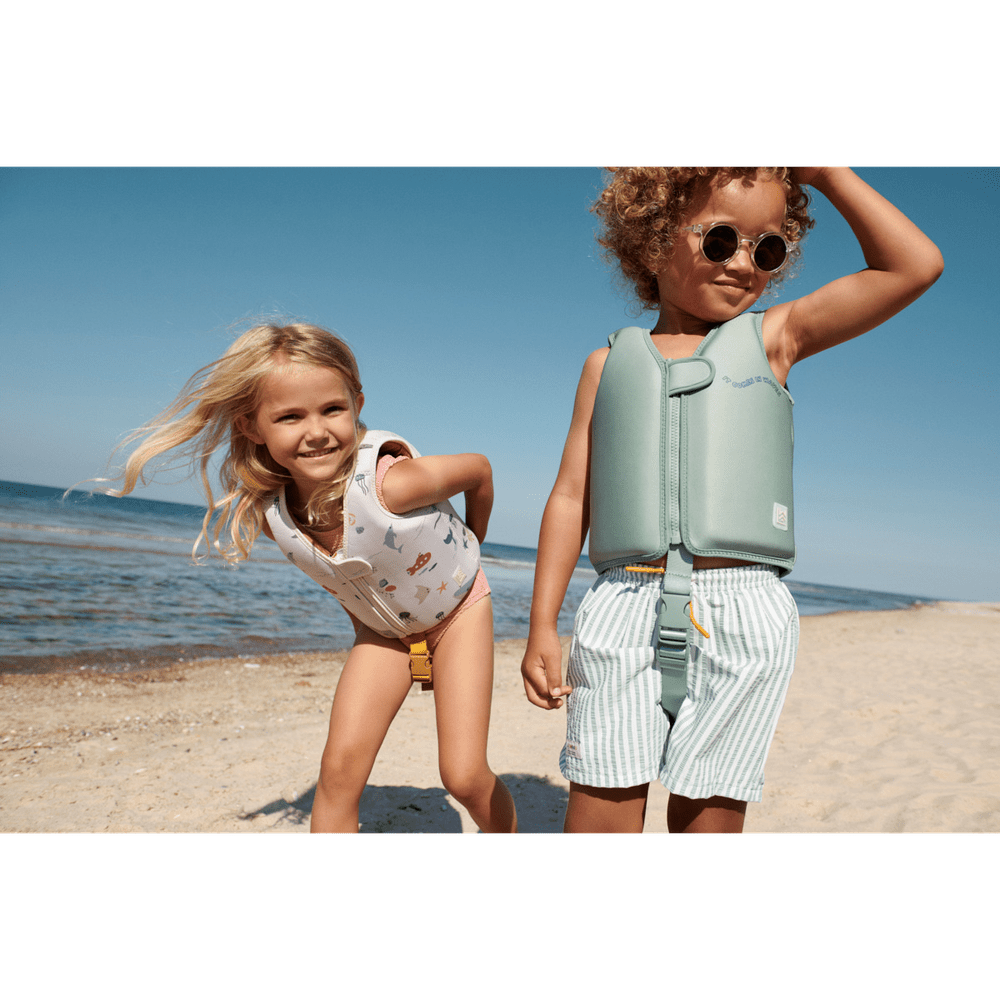 Liewood Gilet de flottaison pour enfants Dove Créature marine / Sandy