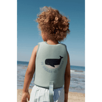 Liewood Gilet de natation pour enfants Dove It Comes In Waves / Peppermint