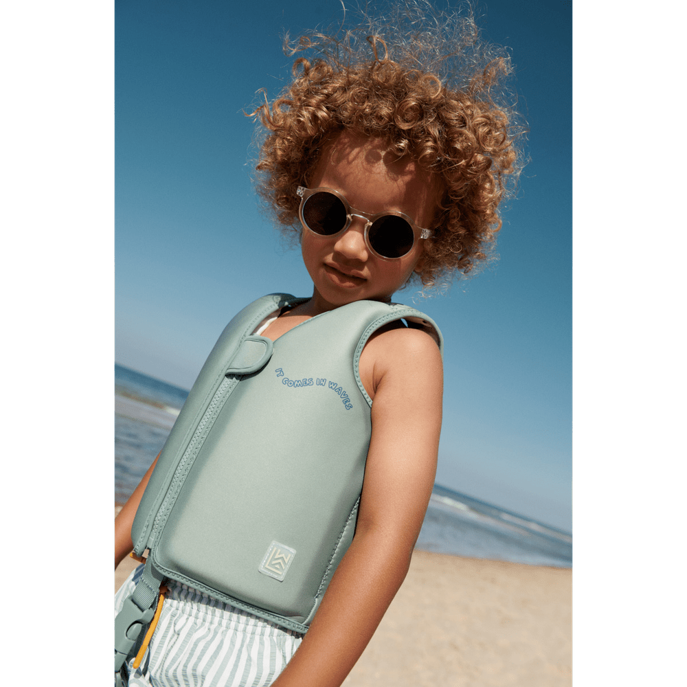 Gilet de natation pour enfants Liewood Dove It Comes In Waves / Menthe poivrée