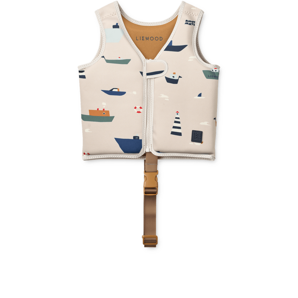 Liewood Dove Gilet de natation pour enfants - Sailing / Sandy