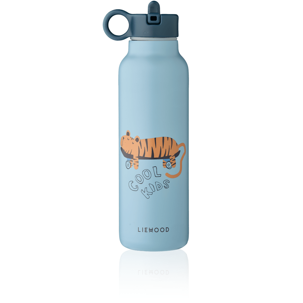 Liewood Falk Gourde 500 Ml - Tigre / Bleu Beach