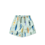 Liewood Duke Boardshort / short de bain imprimé pour enfants - Boards / Light Peppermint
