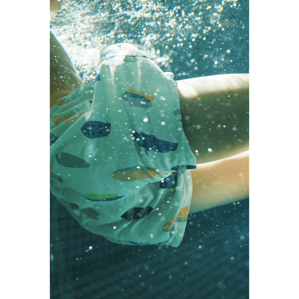 Liewood Duke Short de bain imprimé pour enfants - Boards / Light Peppermint