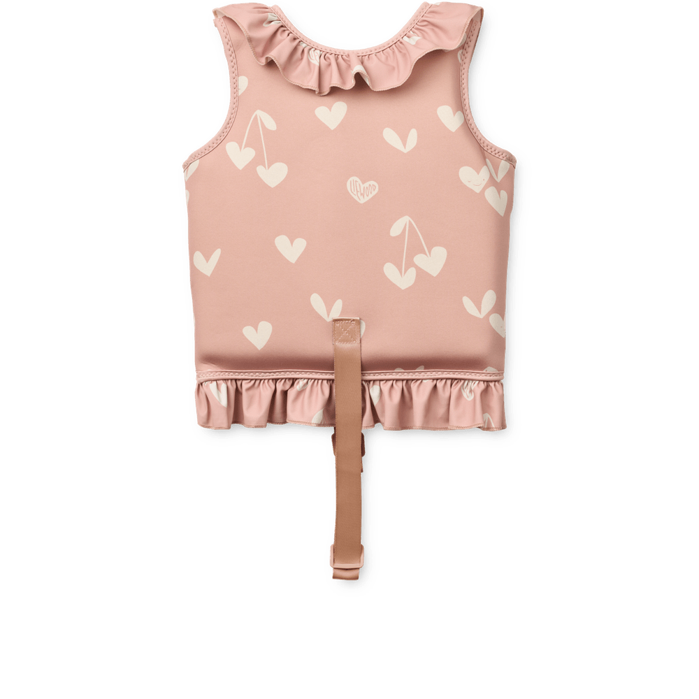 Liewood Dove Gilet de natation pour enfants à volants - Sweethearts / Pale Tuscany