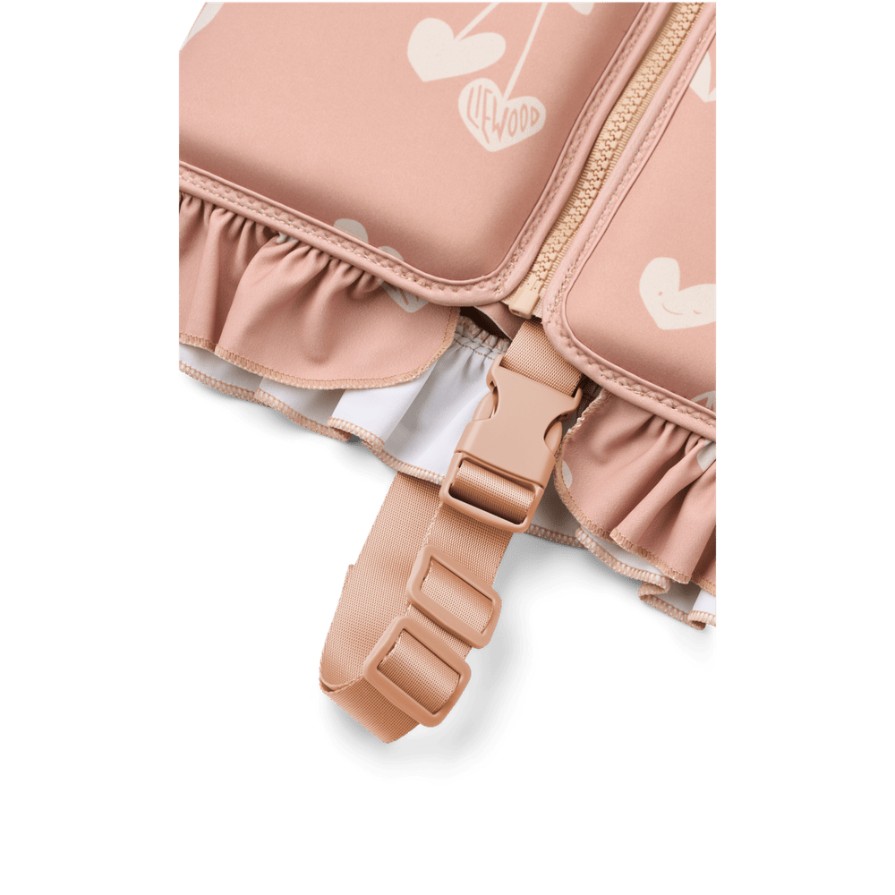 Liewood Dove Gilet de natation pour enfants à volants - Sweethearts / Pale Tuscany