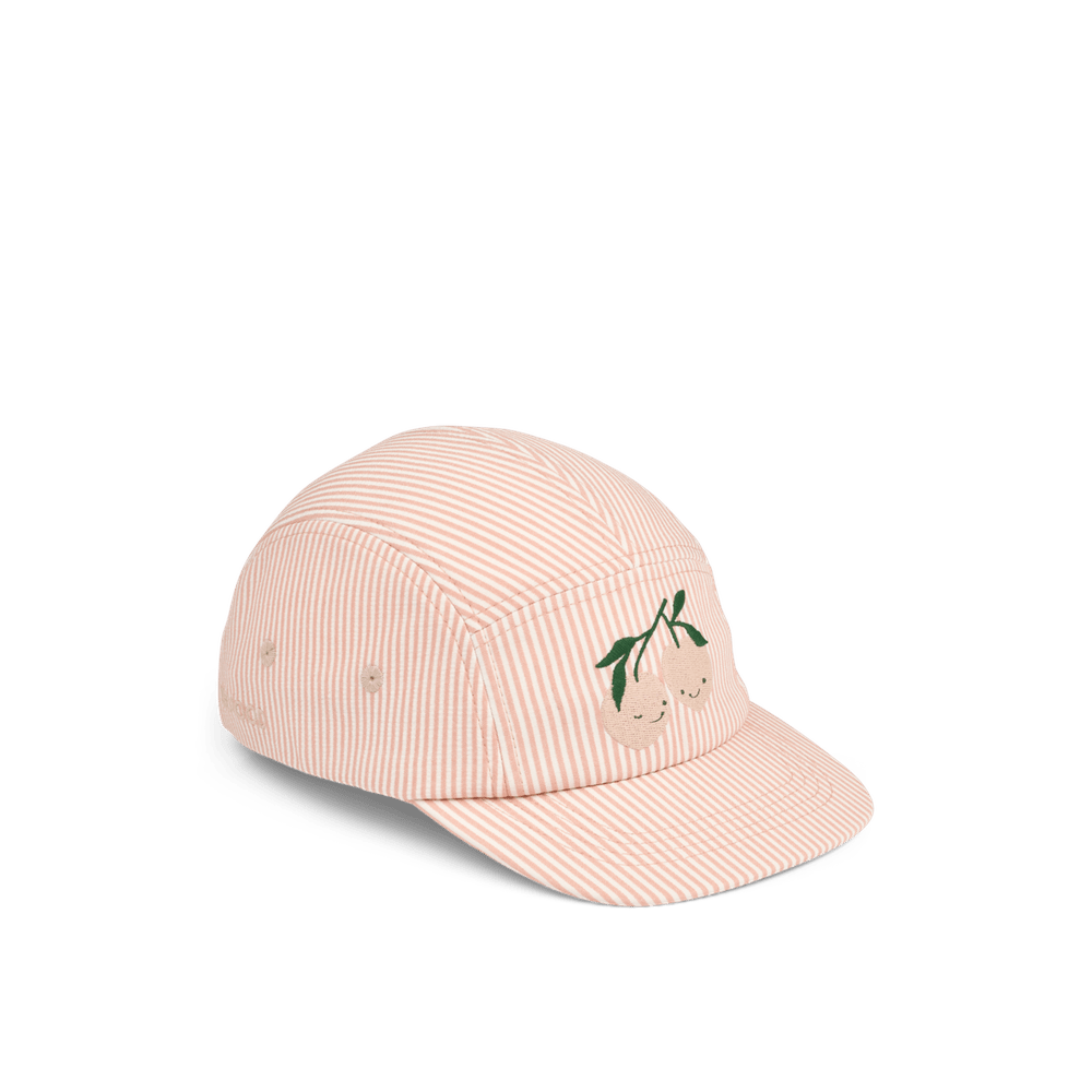 Liewood Rory casquette seersucker pour enfants - Y/D Stripe Pale Tuscany / Creme De La Creme