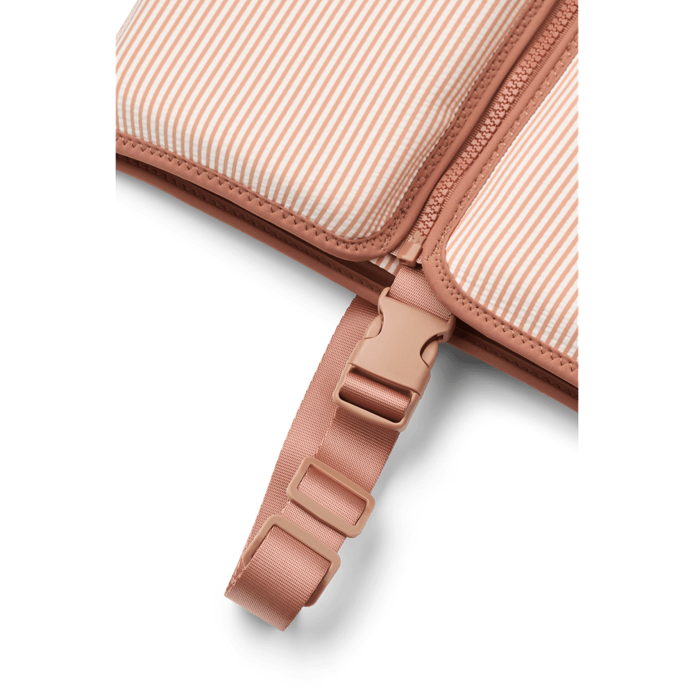 Liewood Gilet de natation Seersucker pour enfants - Y/D Stripe Pale Tuscany / Creme De La Creme