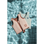 Liewood Dove gilet de natation seersucker pour enfants - rayures Y/D Pale Tuscany / Creme De La Creme