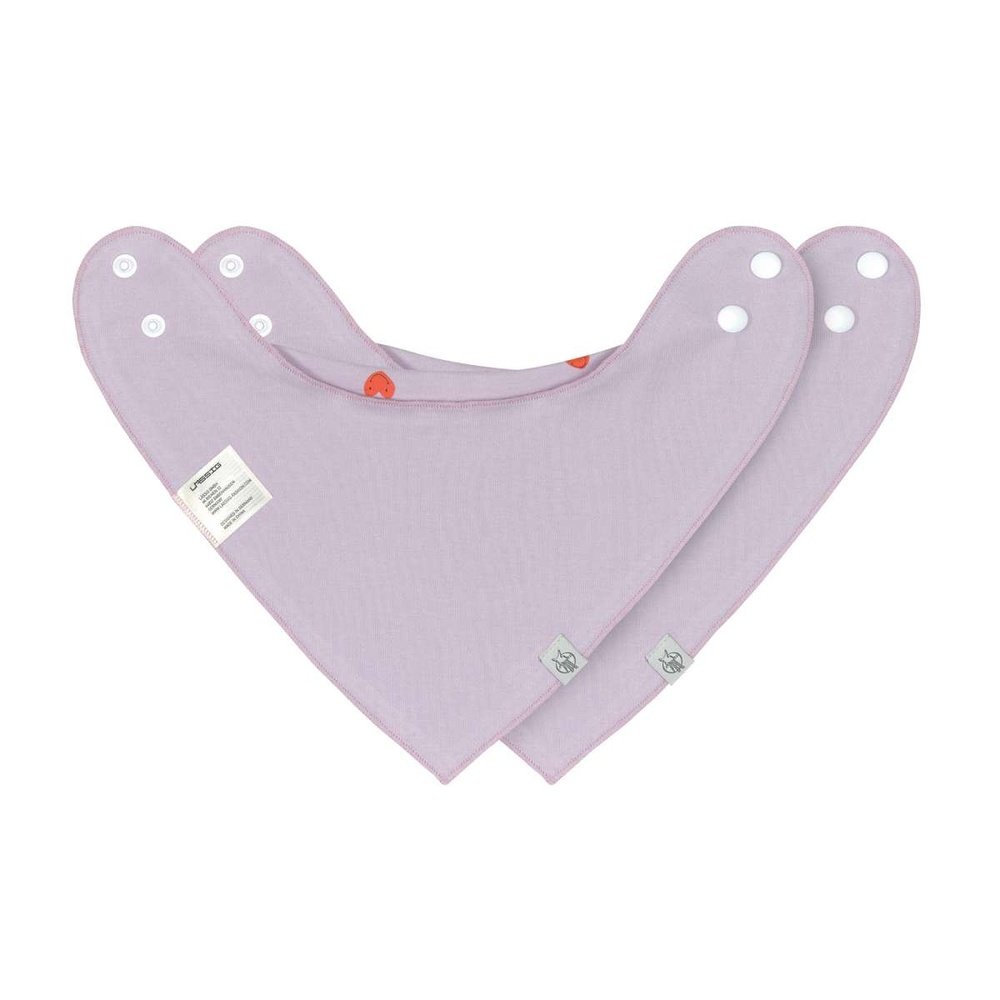 Bavoir bandana triangulaire bébé 2 pcs - Happy Rascals Heart